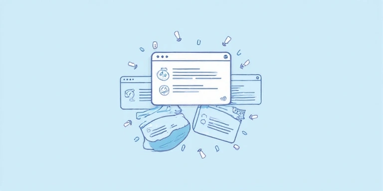 Illustration of browser cookies