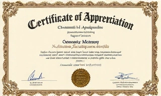 Community service recognition