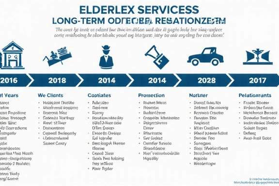 Multi-year client relationship timeline